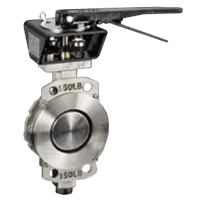 A-T Controls Manual Butterfly Valve, Power-Seal High Performance